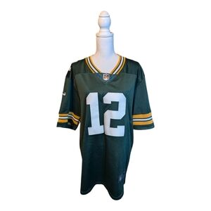 ON FIELD NIKE Green Bay Packers Jersey Rodgers #12 Mens Medium
